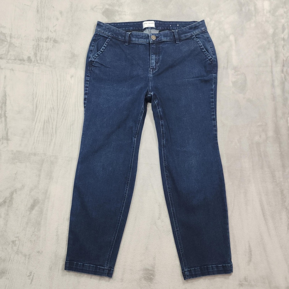 Lane Bryant Jeans Womens 16 Blue High Rise Skinny Leg Stretch Denim Ankle Casual